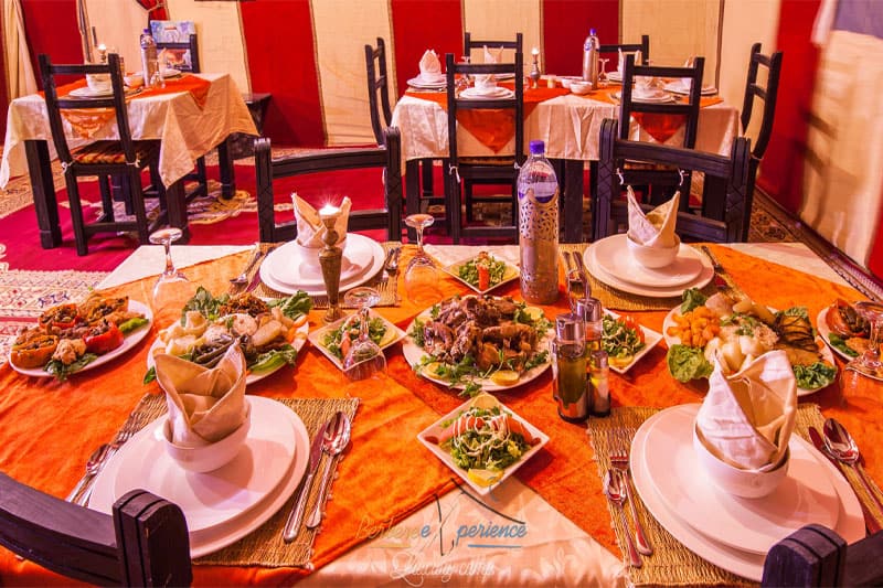 luxury camp restaurant