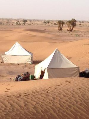 Camping in the Moroccan Desert