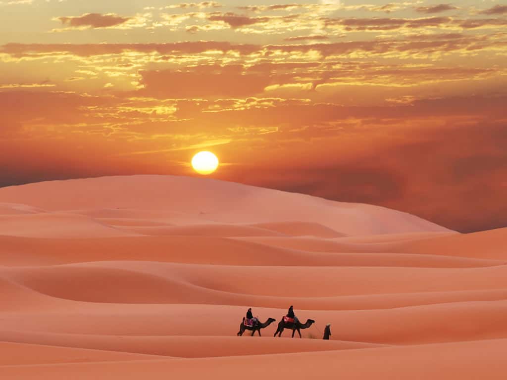 The Majestic Dunes: Erg Lihoudi & Erg Chegaga tour – 5 days